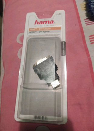 Адаптер hdmi dvi hama 1080p full-hd новый позолота экранирование