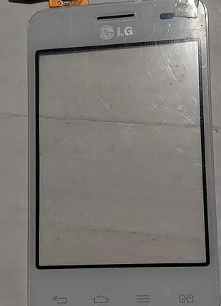 Lg e435 optimus l3 ii dual, white тачскрин