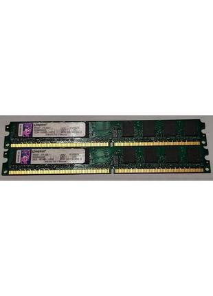 Пара оперативної пам'яті kingston kfj2890/1g ddr2 2gb (1gb+1gb)