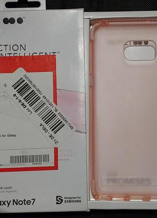 Чохол рожевий протиударний для samsung galaxy note 7 від tech21