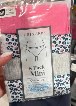 Трусики фірми primark mini 5 шт.