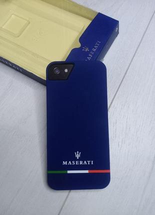 Чохол для iphone maserati corse blue line for iphone se/5s