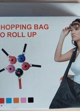 Складана компактна сумка-шопер shopping bag to roll up