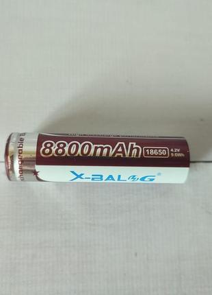 Акумулятор li-ion x-balog 18650 8800 mah 4.2 v