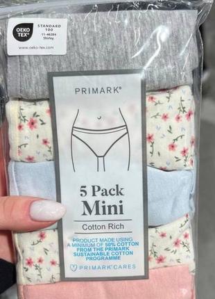 Трусики фірми primark mini 5 шт.