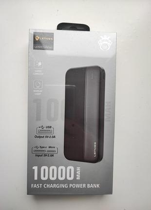 Зовнішній акумулятор power bank lenyes px163 10000mah