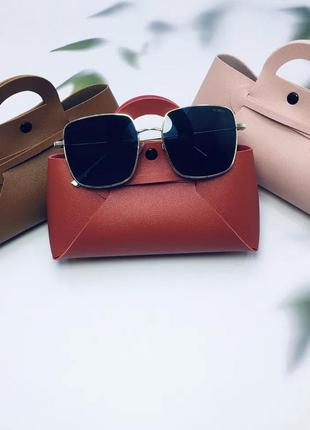 Чехол для очков в виде сумочки держатель солнцезащитных очков чохол для окулярів тримач