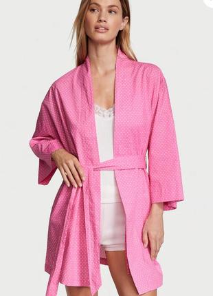 Комплект тройка халат и пижама victoria's secret виктория сикрет