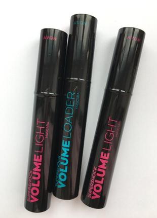 Туш «супершок» volume light, volume loader, supershock avon, е...