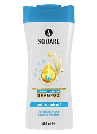 Зволожуючий шампунь для волосся "проти лупи" 4 square, 400 мл