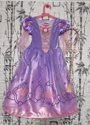 Карнавальное платье на 3-4 года рапунцель принцесса десней