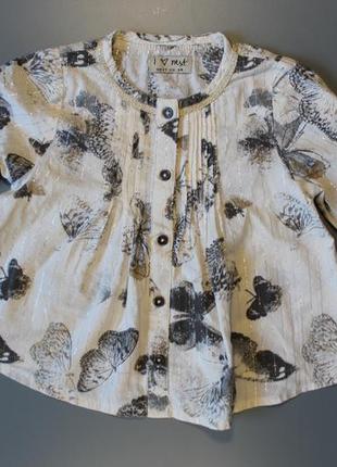 Стильна блузка туніка для дівчинки 9-12 місяців, від бренду next
