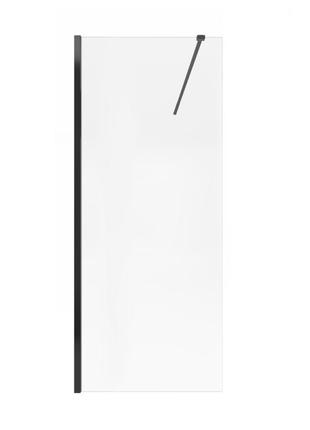 Душова перегородка qtap walk-in standard blm2011.c8 100х190 см, скло clear 8 мм, покриття calcless