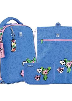 Набір kite рюкзак + пенал + сумка для взуття set_tk24-531m tokidoki