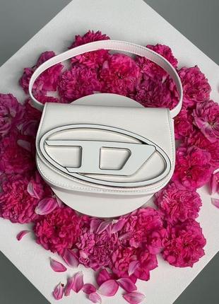 Diesel 1dr iconic shoulder bag white  ki29003