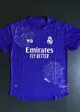 Футболка real madrid y-3 футбольна