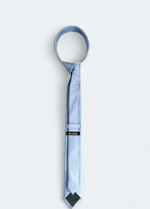 Блакитна шовкова краватка bogie