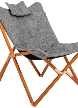 Кресло раскладное садовое bo-camp bloomsbury l grey (1200370)