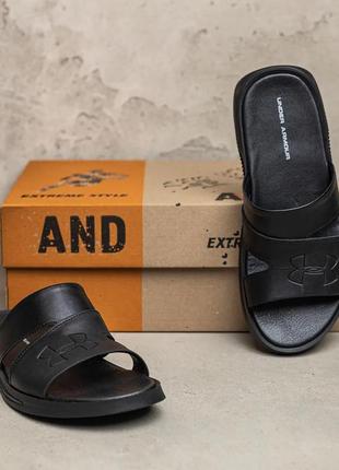 Шлепанцы натуральная кожа