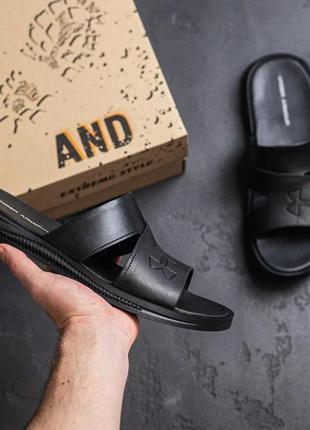 Шлепанцы натуральная кожа