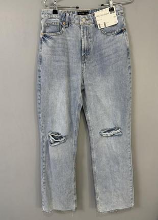 Женские джинсы новые с порезами с этикетками, бренд f&amp;f со скидкой-50%