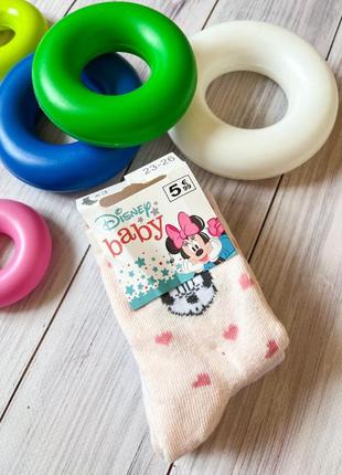 Носки disney baby для девочки. 3 пари 23, 24, 25, 26