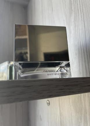 Zen for men white heat edition shiseido для чоловіків 50 ml