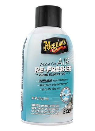 Устранитель запахов"новое авто" аромат meguiar's g16402 air re-fresher new car scent