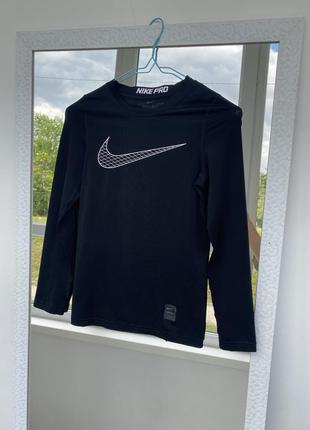 Футболка з довгим рукавом лонгслів nike pro12-13 років 147-158 см л