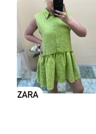 Твидовое платье zara