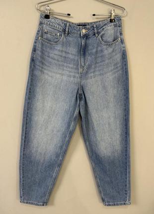Женские джинсы бананы синие новые, размер 38 (м) бренд f&amp;f со скидкой-50%