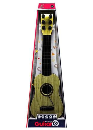 Детская гитара 898-22 43 см, струны 6 шт, медиатор
