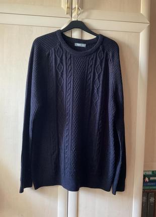 Легкий плетеный свитер на 54-56 размер