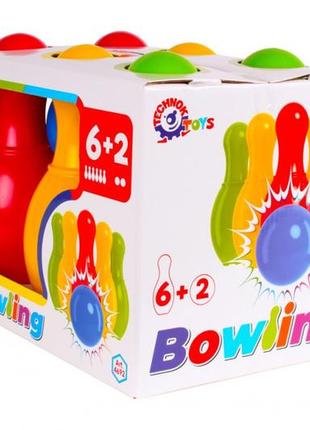 Дитячий набір для гри в боулінг 4692txk, 6 кеглів + 2 м'ячі