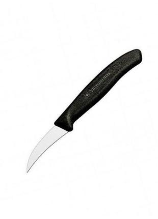 Ніж кухонний victorinox swissclassic shaping для чищення чорний (vx67503)