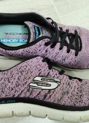 Скейчери жіночі кросівки кольору лаванди оригінал від skechers9 фото