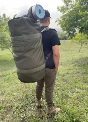 Тактический рюкзак сумка баул вещмешок militarka армейский военный двойная ткань выскокая прочность6 фото