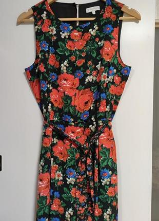 Яркий комбинезон в цветочный принт от warehouse.