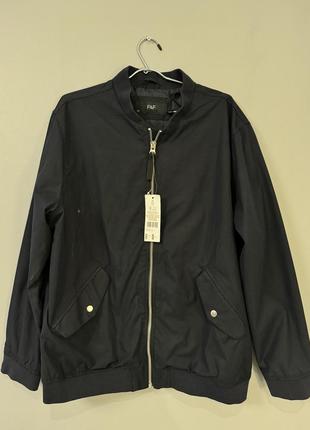 Куртка бомбер мужская темно синяя, новая с этикетками, бренд f&amp;f со снижкой-50%
