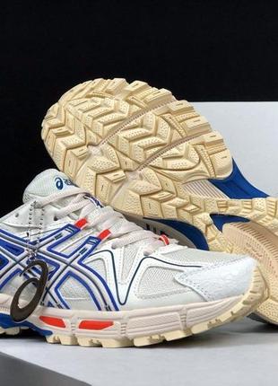 Кросівки asics gel kahana 8  білі з бежевимсині