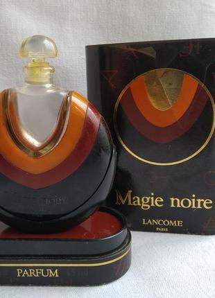 Флакон. винтажные духи magie noire, lancome, 15мл, париж.