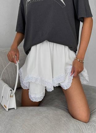 Трендова шовкова спідниця міні софт оригінальна юбка