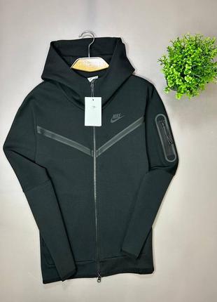 Зип-кофта nike teck fleece black