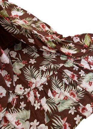 Платье длинное цветочное летнее пляжное9 фото