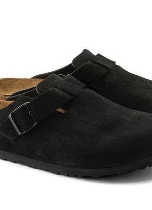 Birkenstock boston чоловічі сабо/клоги (оригінал замша) 44 р(28.5-29 см)