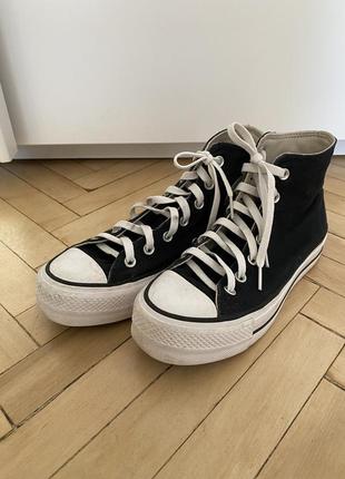 Кеды на платформе converse