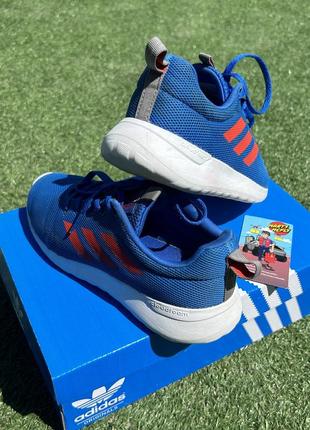 Дитячі кросівки adidas lite racer cln blue active red4 фото