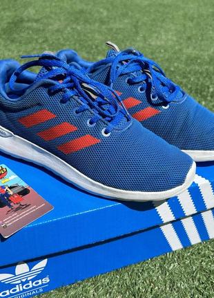 Дитячі кросівки adidas lite racer cln blue active red7 фото