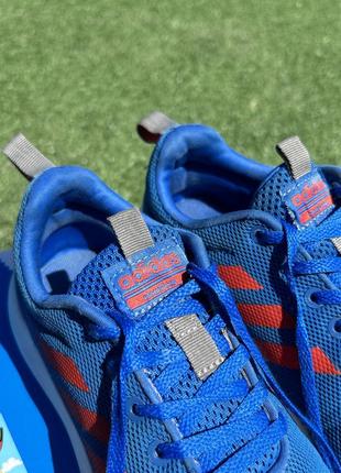 Дитячі кросівки adidas lite racer cln blue active red9 фото