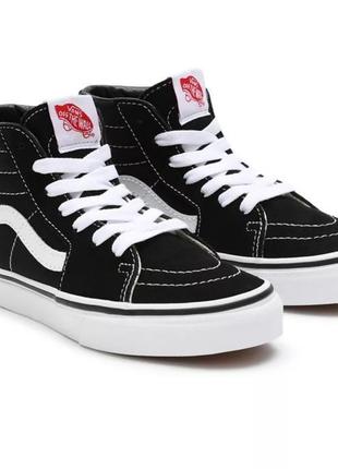 Vans.оригинал.есть видеообзор.из англии.есть видеообзор.сникерсы sk8-hi с замшевыми вставками.